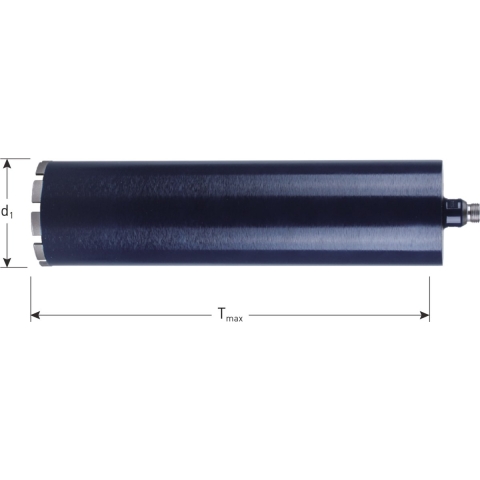 Rotec Diamantboor NAT 141x400x1/2 (12) 24x3,0x9,0 blauw - 7701410