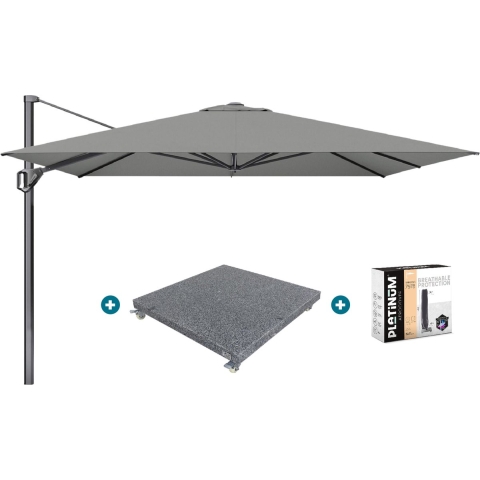 Platinum Challenger Premium T1 3.5x3.5 m - Manhattan + voet en hoes