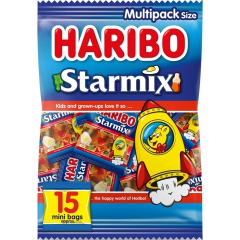 12x Haribo Starmix Uitdeelzakjes 375 gr