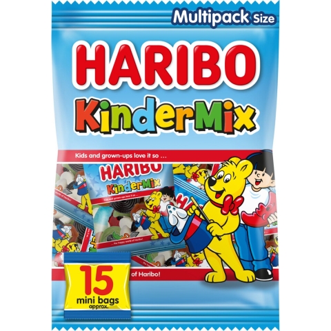 12x Haribo Kindermix Uitdeelzakjes 375 gr