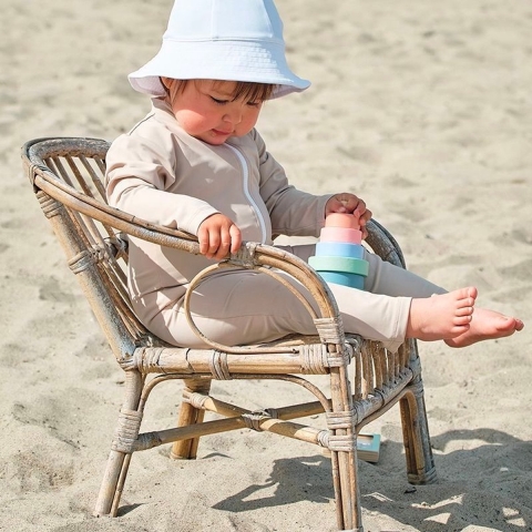 Petit Crabe Zwemboxpak - Lou - UV50+ - Latte - Petit Crabe - 2-3 jaar (92-98) - Badmode