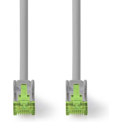 Nedis Cat 8.1 Netwerkkabel | S/FTP | RJ45 Male | RJ45 Male | 15.0 m | Rond | LSZH | Grijs | Label - CCGL85520GY150