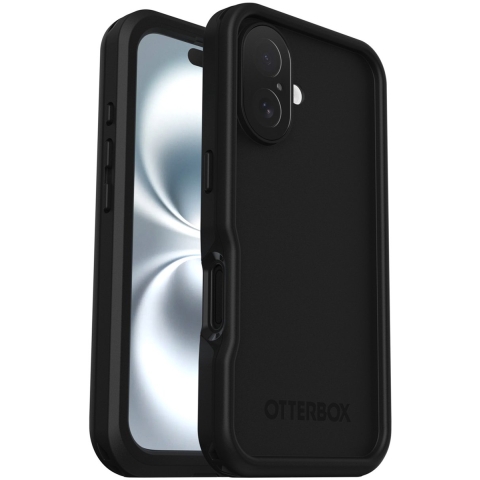 Otterbox Fre Series Backcover Apple iPhone 16 Zwart MagSafe compatible, Waterdicht