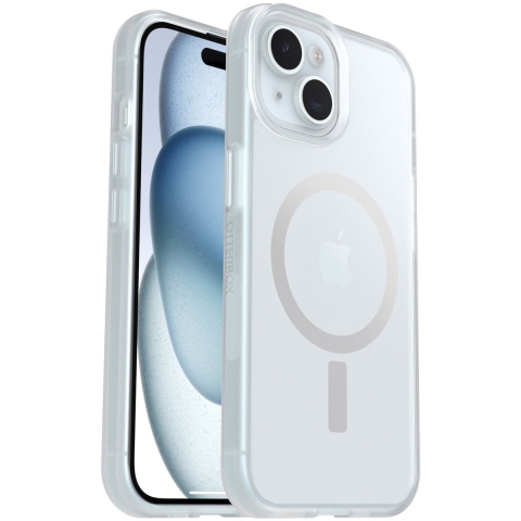 Otterbox React Backcover Apple iPhone 13, iPhone 14, iPhone 15, iPhone 16e Transparant Inductieve lading, MagSafe compatible, Stootbestendig