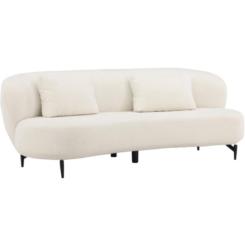 Svea - Daniele organische 3-zits bank - 224 cm - boucle - wit