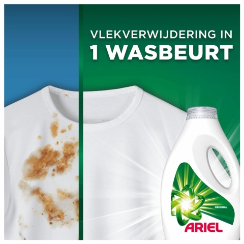 4x Ariel Vloeibaar Wasmiddel Original 30 Wasbeurten 1350 ml