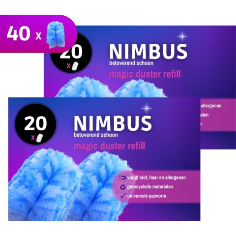 2x NIMBUS Magic Duster Navulling 20 stuks