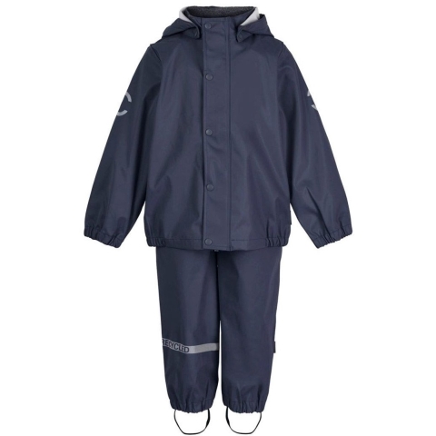 Mikk-Line Regenkleding - Gerecycled - PU - Blue Nights - Mikk-Line - 12 jaar (152) - Regenkleding