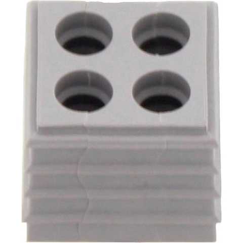 CONTA-CLIP KDS-DE 4X6 GR Afdichtingselement Thermoplastisch elastomeer Grijs 10 stuk(s)