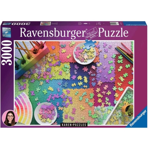 Ravensburger Puzzel - 3000 Bakstenen - Puzzels op puzzels - Ravensburger - OneSize - Puzzel