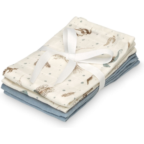 Cam Cam Hydrofiele Doek - 70x70 cm - 3-pack - Sea Garden - Cam Cam - OneSize - Hydrofiele Doek