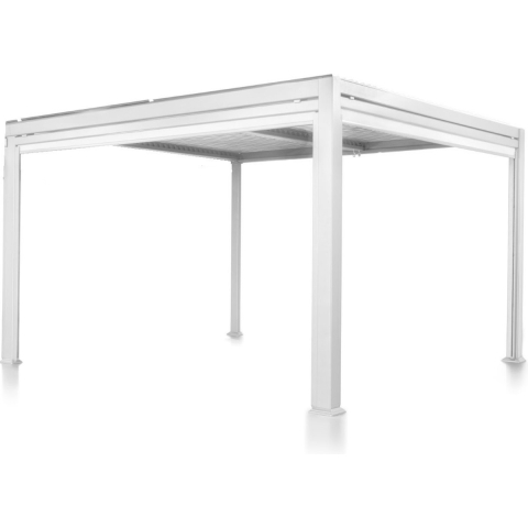 Patio Cover 3.6 bij 3.5 meter Wit Overkapping - Suns