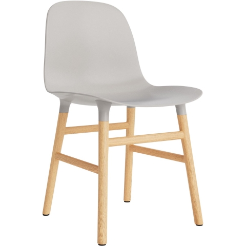 Normann Copenhagen Form Stoel - Eiken - Warm Grijs