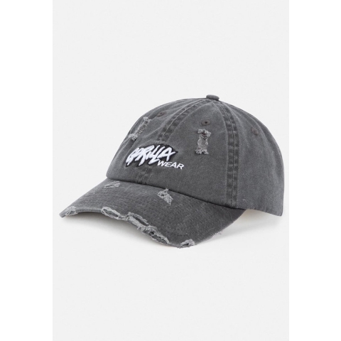 Gorilla Wear Galway Distressed Cap - Pet - Washed Grijs