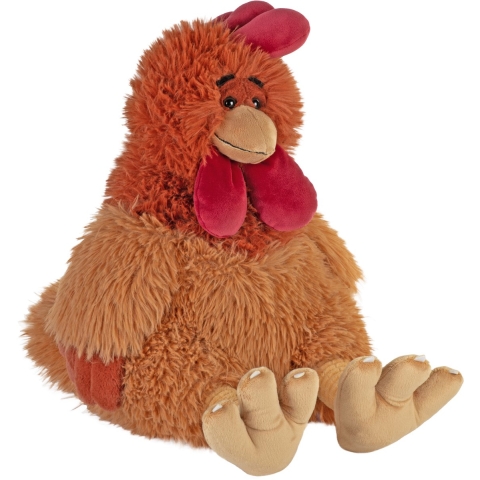 Wild Republic Knuffel kip - haan - dieren knuffels - pluche - 40 cm - zittend - kippen -