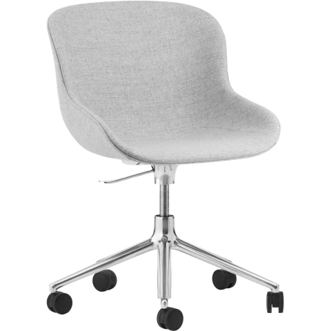 Normann Copenhagen Hyg Gestoffeerde Bureaustoel Alu Onderstel Grijs Synergy