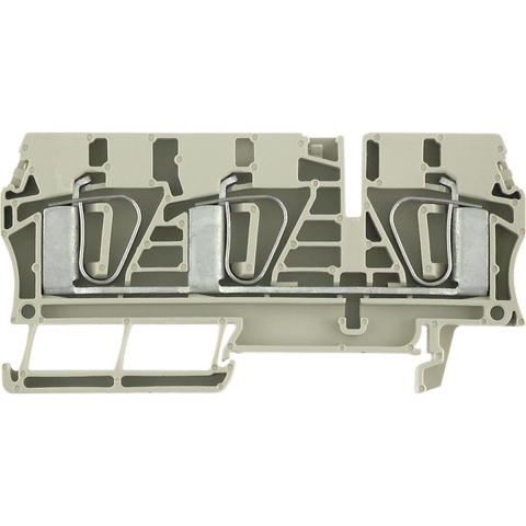 Doorgangsserieklem ZDU 6/3AN 7907410000-50 Donkerbeige Weidmüller 50 stuk(s)