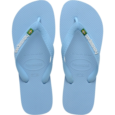 Havaianas Brasil Logo - Blå Lavendel/Hvid - Str. 35/36