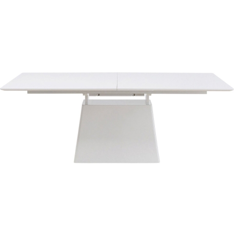 Kare Uitschuifbare Eettafel Benvenuto White 200(50)x110cm