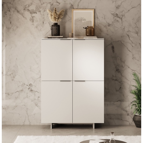 Meubella Dressoir Ankara - Beige - 100 cm
