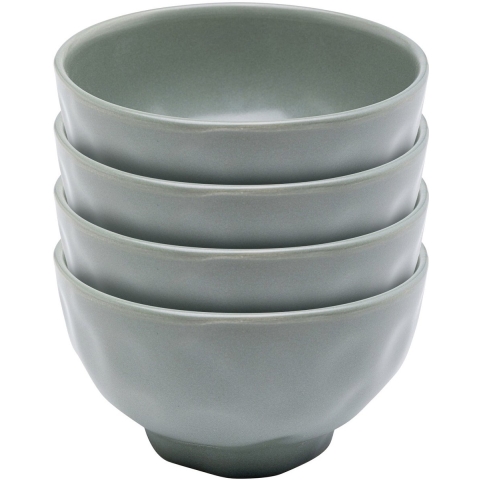 Kare Design Organic Kommen groen 4st