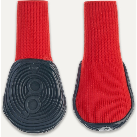 Gooeez Regular Dog Boots (2-pack) 2XL Red/Black
