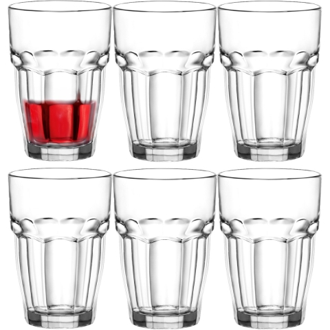 Bormioli Rocco Drinkglazen/Waterglazen - tumbler - 12x stuks - glas - 360 ml -