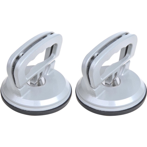 Vacuumheffer - Set van 2x stuks - 1 zuignap tot 50 kg - glasheffer - glasdrager -