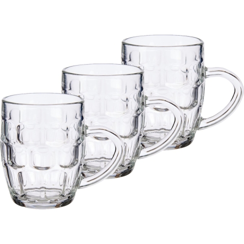 Set van 18x stuks glazen bierpullen 280 ml -