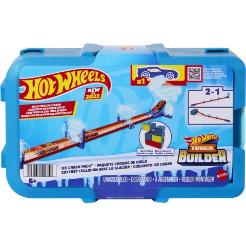 Hot Wheels Track Builder IJzige Crashset