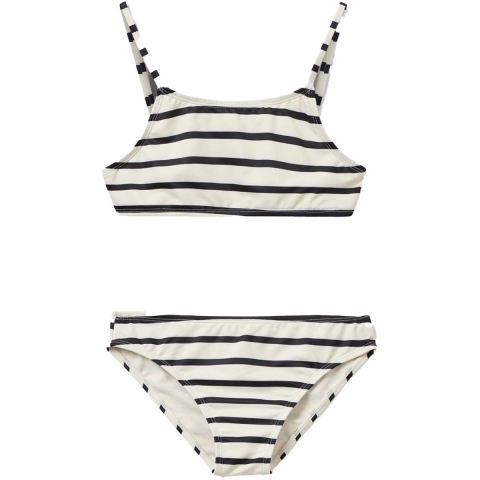 Sofie Schnoor Bikini - UV50+ - Brits - Black Striped - Sofie Schnoor - 8 jaar (128) - Bikini