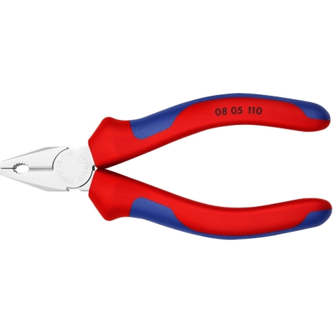 Knipex Mini-Kombitang verchroomd met meer-componentengrepen 110 mm - 08 05 110