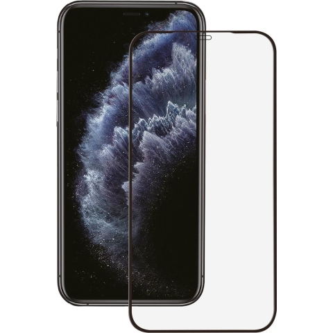Vivanco neu SPGLASWIPH12M/PFS_BK Screenprotector (glas) Apple iPhone 12 1 stuk(s) Krasvast