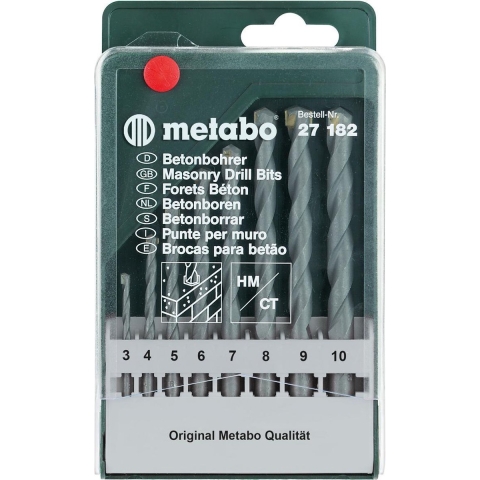 Metabo 627182000 8 Delige Betonboren Set In Cassette