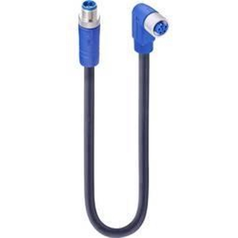 Lumberg Automation 934853049-1 Sensor/actuator connector, geassembleerd M12 Aantal polen (sensoren): 5 Stekker, recht, Koppeling, haaks 2.00 m 1 stuk(s)