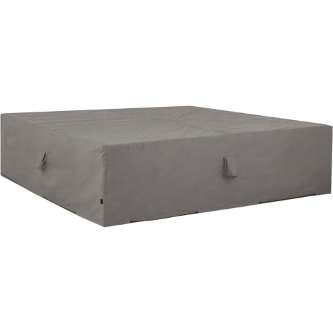 Hoes voor tuinset 130x130 cm grijs - Madison
