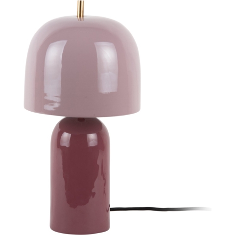 Leitmotiv - Tafellamp Rico - Dark mauve & soft lavender