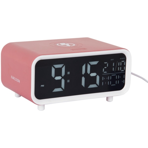 Karlsson - Alarm Clock Chunky LED w. Phone Charger