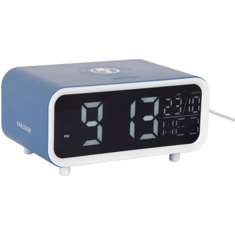 Karlsson - Alarm Clock Chunky LED w. Phone Charger