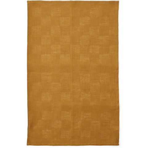 Audo Copenhagen Papilio Theedoek Set Van 2 Ochre/wit