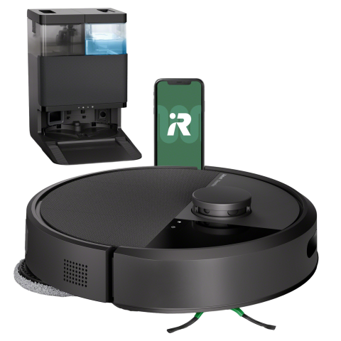 Irobot Plus 405 Combo Robotstofzuiger Met Dweilfunctie Zwart