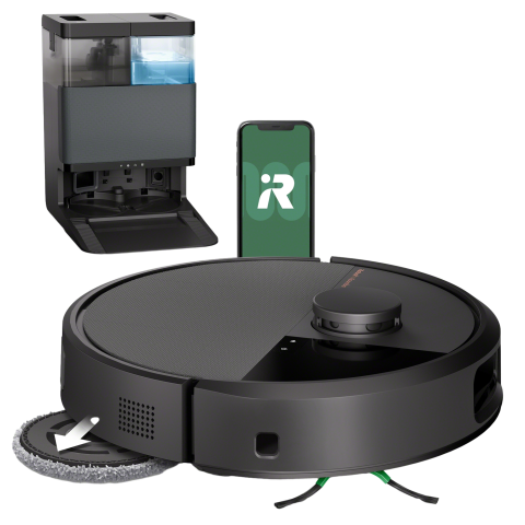 Irobot Plus 505 Combo Robotstofzuiger Met Dweilfunctie Zwart