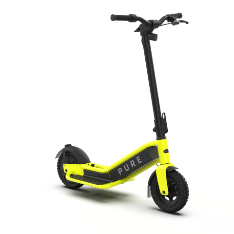 Pure Electric Pure Escape+ Fluro Yellow Scpurz036-00002 Elektrische Step Geel