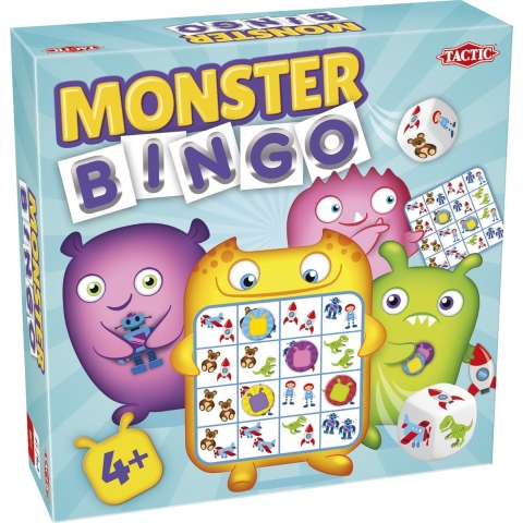 TACTIC Bordspel - Monster Bingo - TACTIC - OneSize - Bordspel