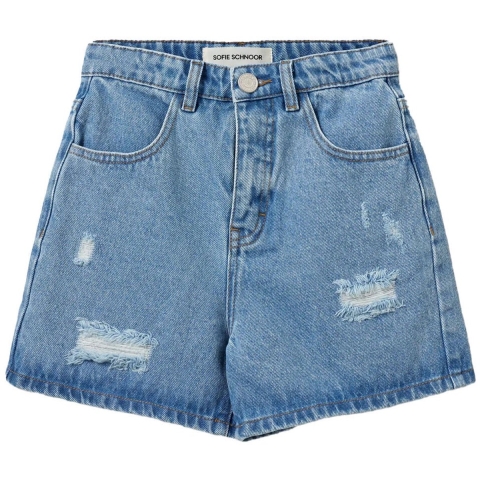 Sofie Schnoor Shorts - Denim - Gabriella - Denim Blue - Sofie Schnoor - 8 jaar (128) - Shorts