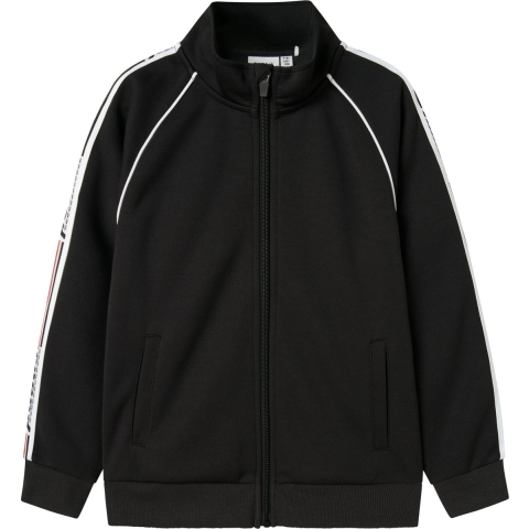 Name It Sweatcardigan - NkmHakka - Black - Name It - 7-8 jaar (122-128) - Cardigan
