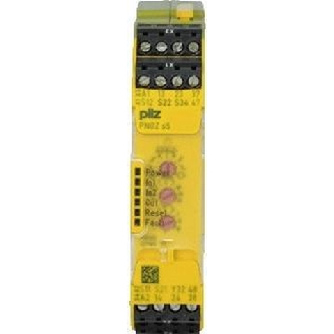 PILZ PNOZ s5 24VDC 2 n/o 2 n/o t Veiligheidsschakelapparaat Voedingsspanning (num): 24 V/DC 2x NO (b x h x d) 22.5 x 98 x 120 mm 1 stuk(s)