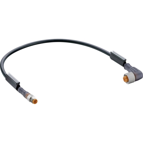 Belden 11868-1 Sensor/actuator connector, geassembleerd M12 Aantal polen (sensoren): 4 Stekker, recht, Bus, haaks 1.00 m 1 stuk(s)