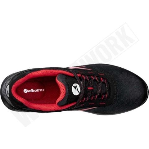 Albatros GRID LOW SRC 648710210000042 Veiligheidsschoenen S3 Schoenmaat (EU): 42 Zwart, Rood 1 paar