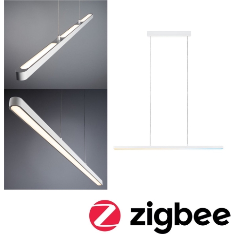 Paulmann Lento 79887 LED-hanglamp LED 13.5 W Wit (mat)